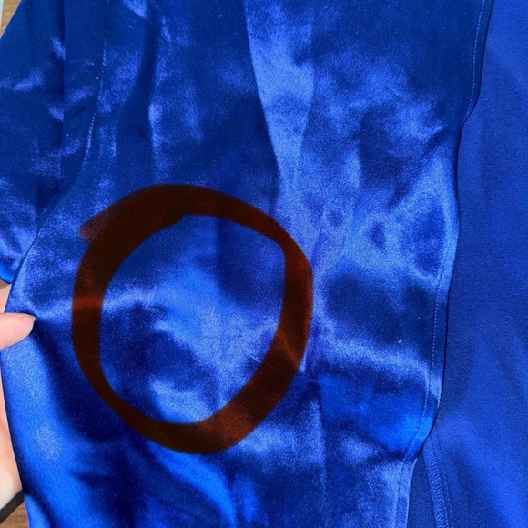 New | Sau Lee Preston Dress in Egyptian Blue 8 see notes - Picture 11 of 11